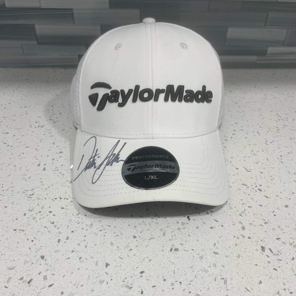 Dustin Johnson Signed TaylorMade Golf hat